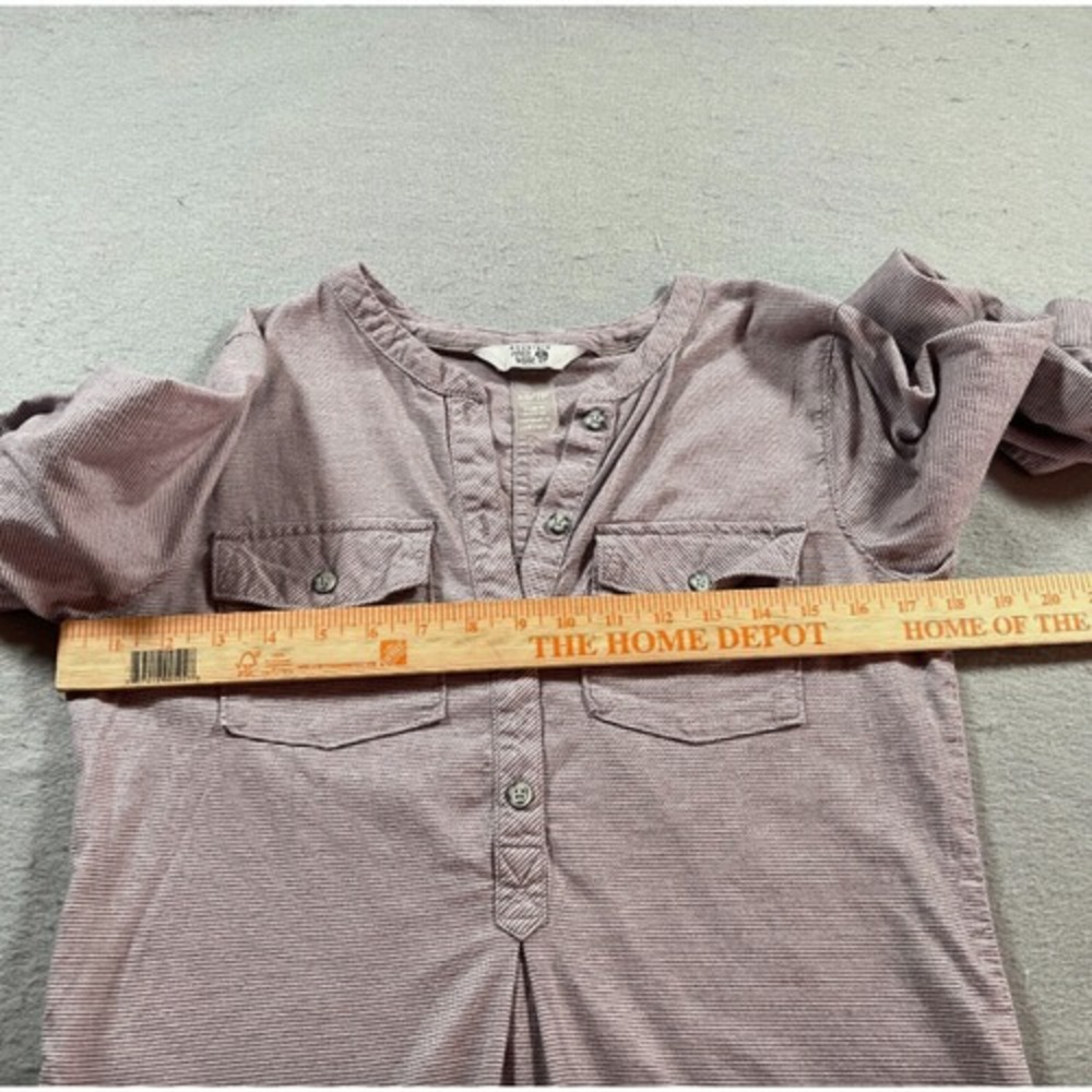 Mountain Hardwear Shirt Womens XS Karsee Flannel Top Gorpcore Cabincore Utility - Picture 3 of 13